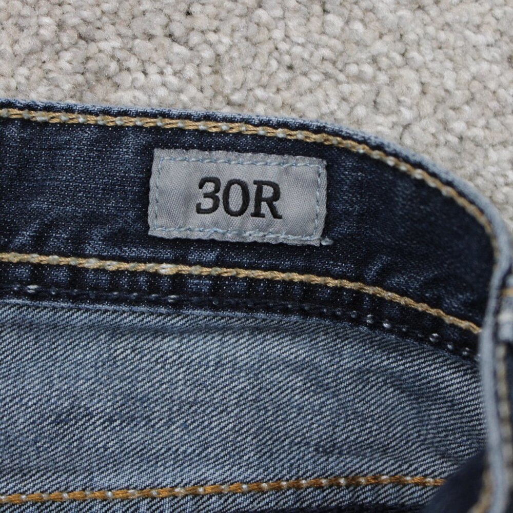 BKE Jake Jeans Mens 30R Blue Straight Leg Cotton Stretch Denim w/ 32"inseam - Picture 12 of 15